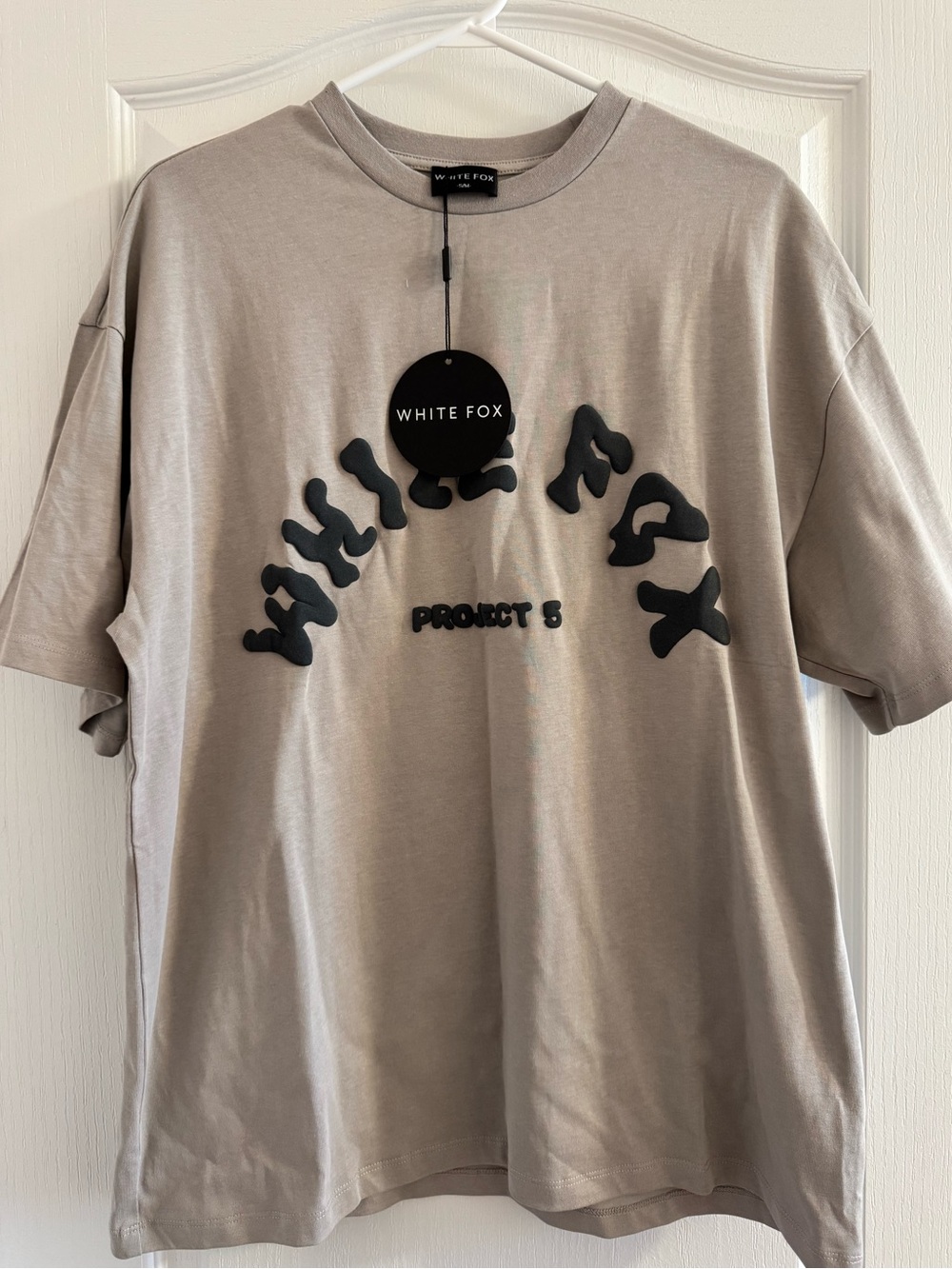 White Fox Project 5 Oversized Tee - Lunar